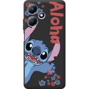 Черный чехол BoxFace Infinix Hot 30 Play Гавайський гість Stich