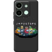 Черный чехол BoxFace Infinix Smart 7 Among Us Impostors