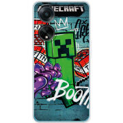 Чехол BoxFace OPPO A98 5G Minecraft Graffiti