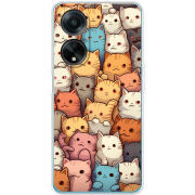Чехол BoxFace OPPO A98 5G Котики муркотики
