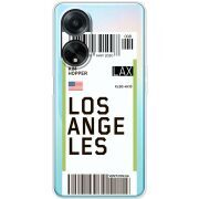 Прозрачный чехол BoxFace OPPO A98 5G Ticket Los Angeles
