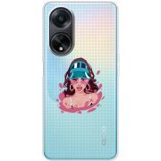 Прозрачный чехол BoxFace OPPO A98 5G Selena Gomez