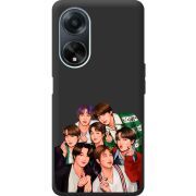 Черный чехол BoxFace OPPO A98 5G BTS