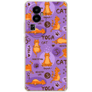 Чехол BoxFace OPPO Reno 10 (China) Yoga Cat