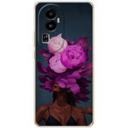 Чехол BoxFace OPPO Reno 10 (China) Exquisite Purple Flowers
