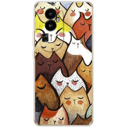 Чехол BoxFace OPPO Reno 10 (China) Sleepy Cats
