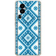 Чехол BoxFace OPPO Reno 10 (China) Блакитний Орнамент