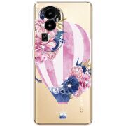 Чехол со стразами OPPO Reno 10 (China) Pink Air Baloon