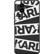 Черный чехол BoxFace OPPO Reno 10 (China) White Karl