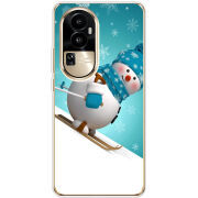 Чехол BoxFace OPPO Reno 10 Pro (China) Skier Snowman