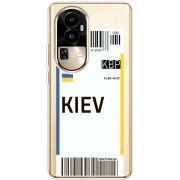 Прозрачный чехол BoxFace OPPO Reno 10 Pro (China) Ticket Kiev