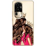Прозрачный чехол BoxFace OPPO Reno 10 Pro (China) Queen and Princess
