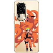 Прозрачный чехол BoxFace OPPO Reno 10 Pro (China) Naruto and Kurama