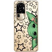 Прозрачный чехол BoxFace OPPO Reno 10 Pro (China) Baby Yoda