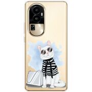 Прозрачный чехол BoxFace OPPO Reno 10 Pro (China) Cat Style