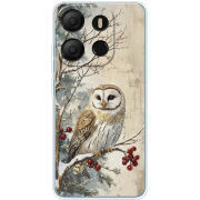 Чехол BoxFace Tecno POP 7 Christmas Owl