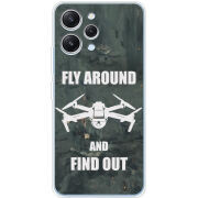 Чехол BoxFace Xiaomi Redmi 12 Дрон Fly Around