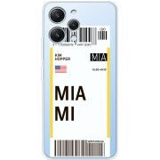 Прозрачный чехол BoxFace Xiaomi Redmi 12 Ticket Miami