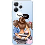 Прозрачный чехол BoxFace Xiaomi Redmi 12 Super Mama
