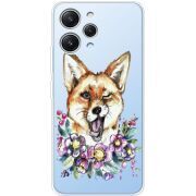Прозрачный чехол BoxFace Xiaomi Redmi 12 Winking Fox