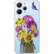 Прозрачный чехол BoxFace Xiaomi Redmi 12 My Bouquet
