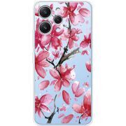 Прозрачный чехол BoxFace Xiaomi Redmi 12 Pink Magnolia