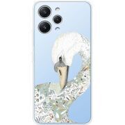 Прозрачный чехол BoxFace Xiaomi Redmi 12 Swan