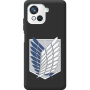 Черный чехол BoxFace Blackview Oscal C80 Атака Титанов Крылья Свободы