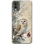 Чехол BoxFace Nokia C32 Christmas Owl