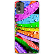 Чехол BoxFace Nokia C32 Colored Chamomile