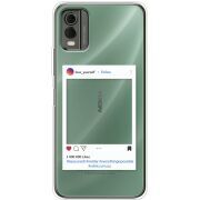 Прозрачный чехол BoxFace Nokia C32 Insta