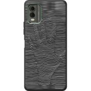 Черный чехол BoxFace Nokia C32 Optical Hand