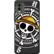 Черный чехол BoxFace Nokia C32 One Piece Компас