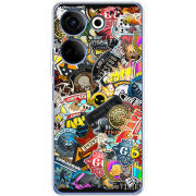 Чехол BoxFace Tecno Camon 20 Pro 4G CS:Go Stickerbombing