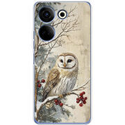 Чехол BoxFace Tecno Camon 20 Pro 4G Christmas Owl