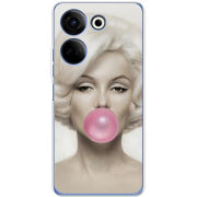 Чехол BoxFace Tecno Camon 20 Pro 4G Marilyn Monroe Bubble Gum