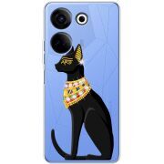 Чехол со стразами BoxFace Tecno Camon 20 Pro 4G Egipet Cat