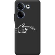 Черный чехол BoxFace Tecno Camon 20 Pro 4G Pew Pew