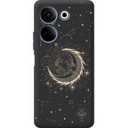 Черный чехол BoxFace Tecno Camon 20 Pro 4G Moon