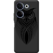 Черный чехол BoxFace Tecno Camon 20 Pro 4G Owl