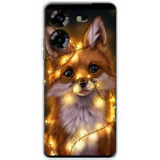 Чехол BoxFace Tecno POVA 5 Різдвяна лисичка