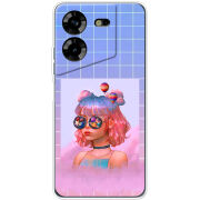 Чехол BoxFace Tecno POVA 5 Girl in the Clouds