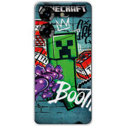 Чехол BoxFace Tecno POVA 5 Minecraft Graffiti