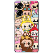 Чехол BoxFace Tecno POVA 5 Labubu