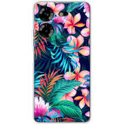 Чехол BoxFace Tecno POVA 5 flowers in the tropics