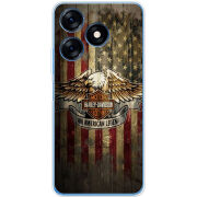 Чехол BoxFace Tecno Spark 10C Harley An American Legend