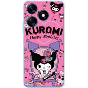 Чехол BoxFace Tecno Spark 10C День народження Kuromi