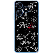 Чехол BoxFace Tecno Spark 10C Stray Kids автограф