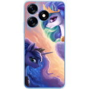 Чехол BoxFace Tecno Spark 10C My Little Pony Rarity  Princess Luna