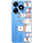 Прозрачный чехол BoxFace Tecno Spark 10C The Friendly Beasts